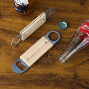 Abridor de garrafa em madeira 1304