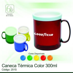 Caneca térmica de 300 ml