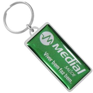 Chaveiro chapa retangular