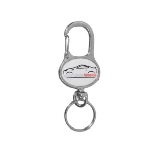 Chaveiro mosquetão oval largo