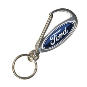 Chaveiro de metal mosquetão oval