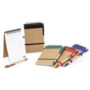 Bloco de Anotações Ecológico com Caneta 5064