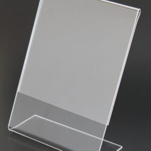 Display porta papel vertical em L