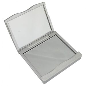 Espelho Plástico Duplo Sem Aumento 12069