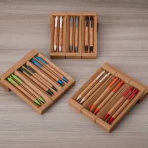 Kit Ecológico Caneta e Lapiseira Cortiça 6083