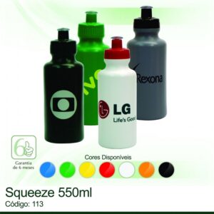 Squeeze plástica 550 ml  113